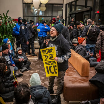 Budget Hotels Become an Immigration Battleground for ICE Protests Budget Hotels Become an Immigration Battleground for ICE Protests