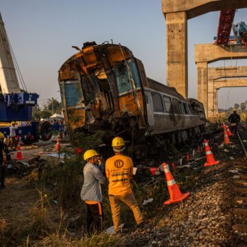 ‘Squished Between Chairs’ on a Train: How Some Passengers Survived a Crane Collapse
