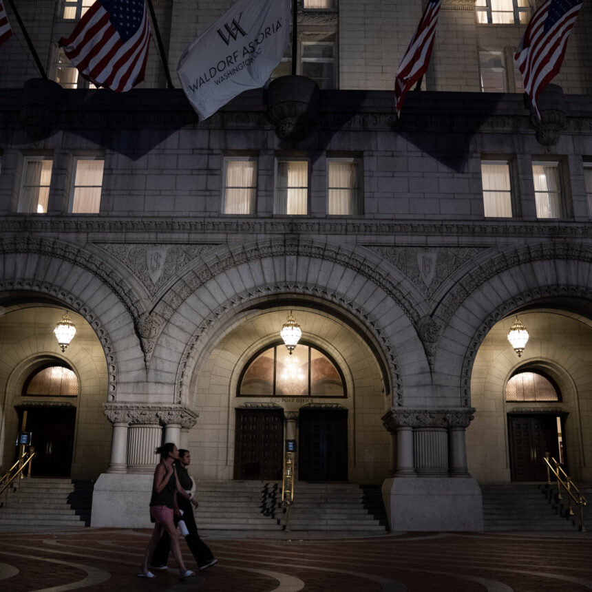 The Trump administration moves to sell a landmark D.C. building that was once a Trump hotel.