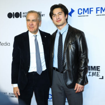 Mark Carney Meets ‘Heated Rivalry’ Star Hudson Williams