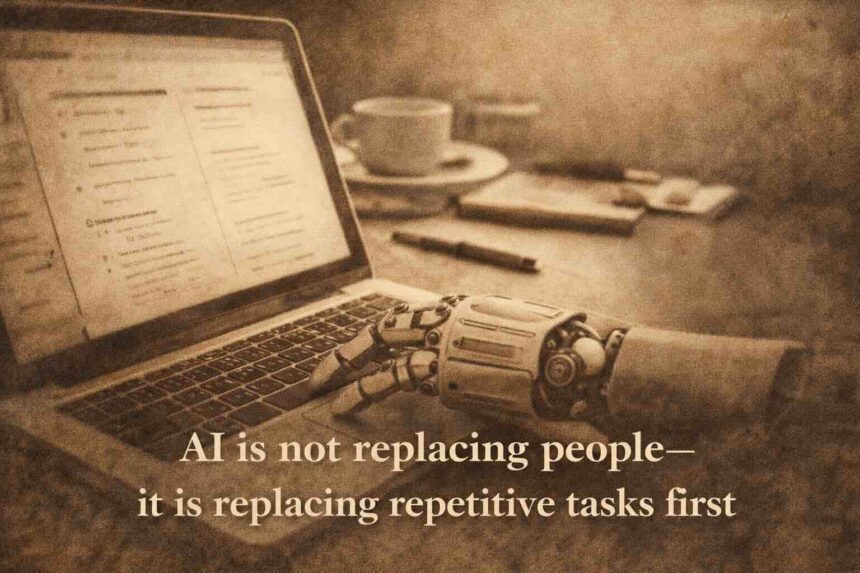 AI Is Not Replacing People—It Is Replacing Repetitive Tasks First