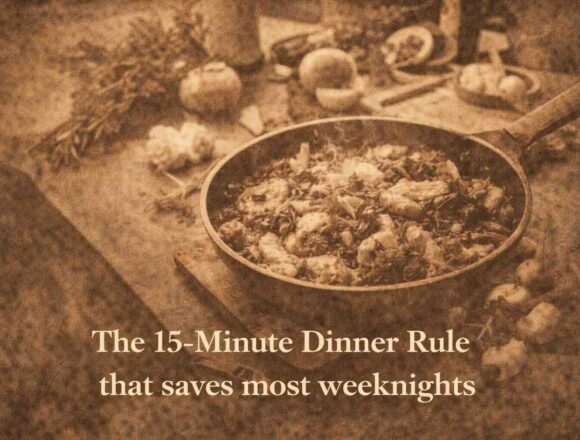 The 15-Minute Dinner Rule That Saves Most Weeknights The 15-Minute Dinner Rule That Saves Most Weeknights