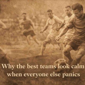 Why the Best Teams Look Calm When Everyone Else Panics