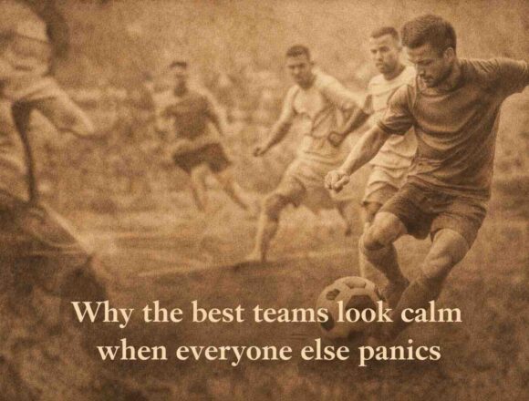 Why the Best Teams Look Calm When Everyone Else Panics