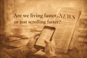 Are We Living Faster—or Just Scrolling Faster