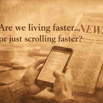 Are We Living Faster—or Just Scrolling Faster