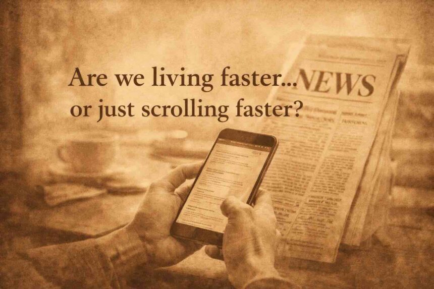 Are We Living Faster—or Just Scrolling Faster