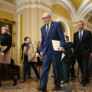 Democrats Block Spending Package as D.H.S. Talks Continue Democrats Block Spending Package as D.H.S. Talks Continue