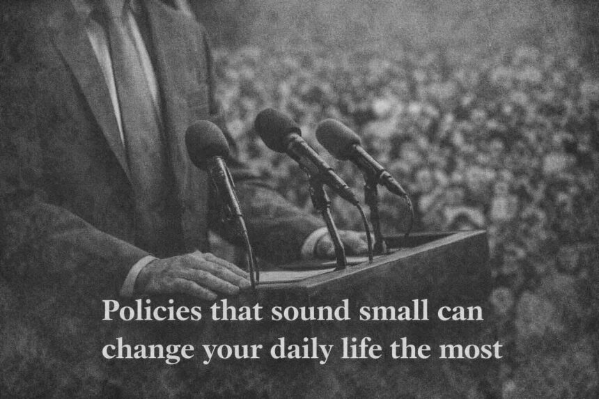 Policies That Sound Small Can Change Your Daily Life the Most