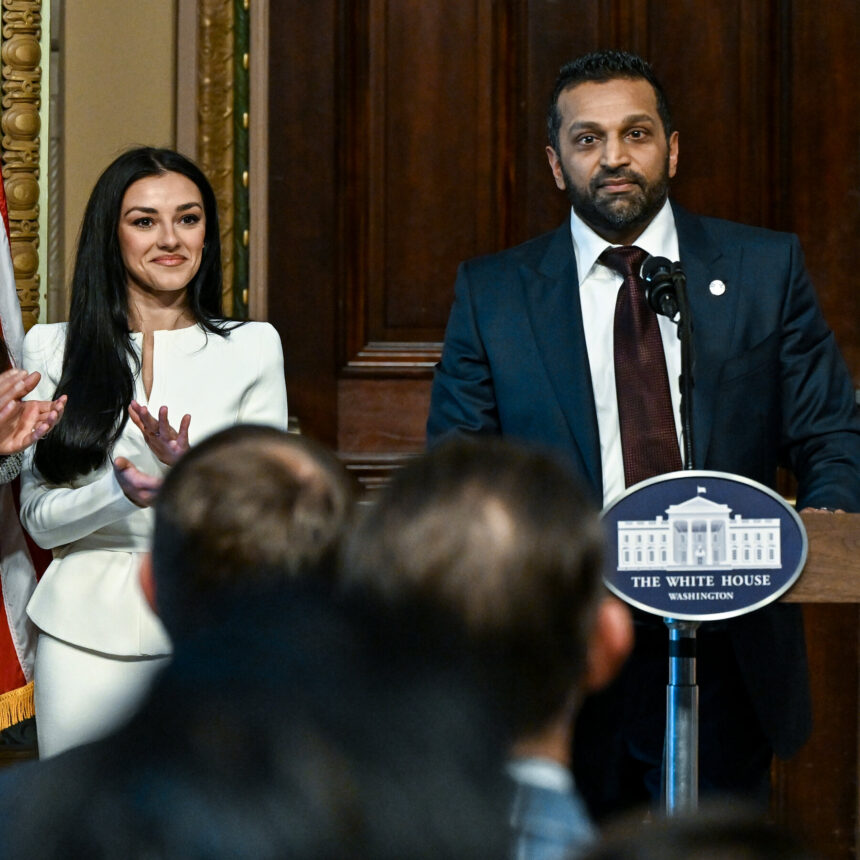 Kash Patel’s Girlfriend Seeks Fame and Fortune, Escorted by an F.B.I. SWAT Team