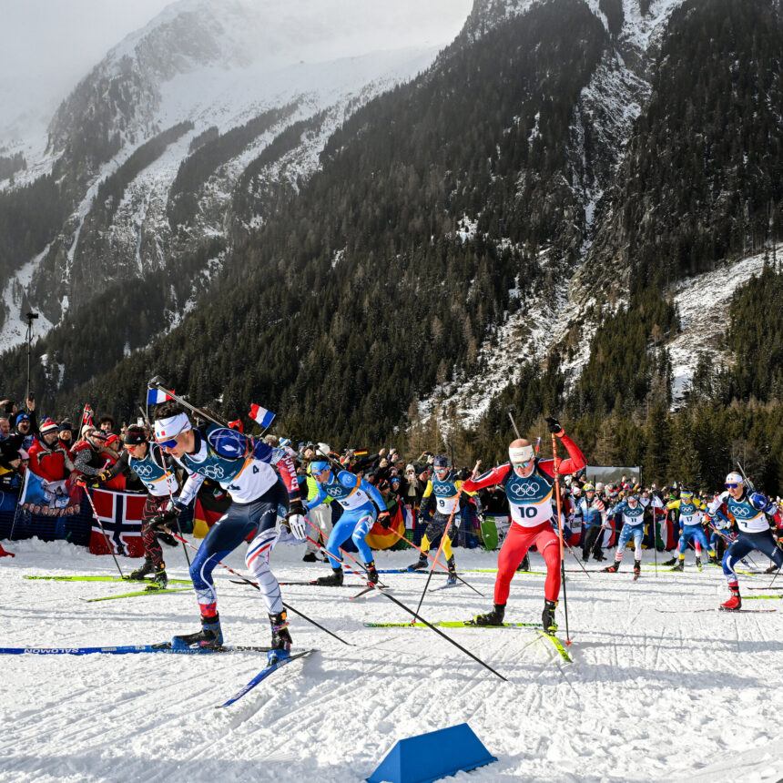 Johannes Dale-Skjevdal of Norway Wins Biathlon Mass Start