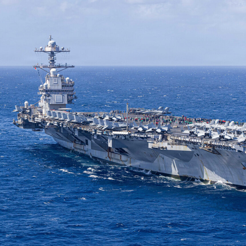 U.S. Aircraft Carrier Will Be Sent to the Middle East From Venezuela, Officials Say