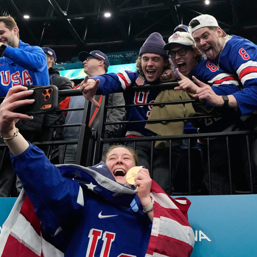 Women’s Olympic Hockey Gold Medalist Has Her Brothers’ Eccentric Support