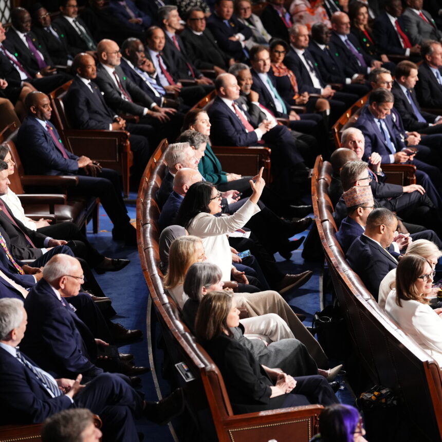 Democrats counter Trump after his combative State of the Union address.