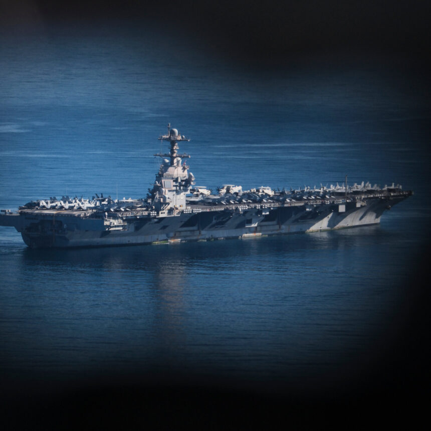 Fire on the U.S. Aircraft Carrier Gerald R. Ford Raged for Hours, Sailors Say